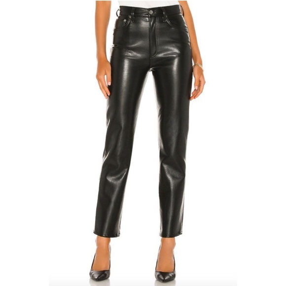 Wilfred Pants - Aritzia Wilfred Vegan Leather Melina Pants Size 0